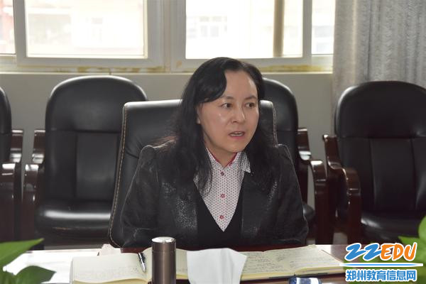 党总支书记、校长于红莲总结讲话