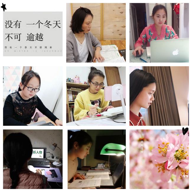 1 九年级的铿锵玫瑰惜时如金，分秒必争